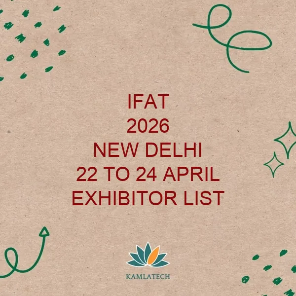 IFAT New Delhi 2026 Exhibitor List (70 Exhibitors)
